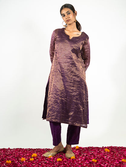 Beaded Chanderi Ensemble
