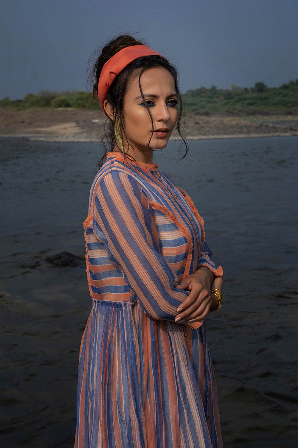 Stripes kali dress