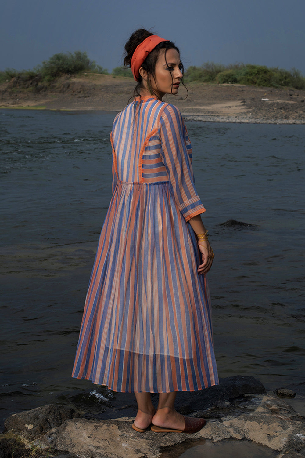 Stripes kali dress