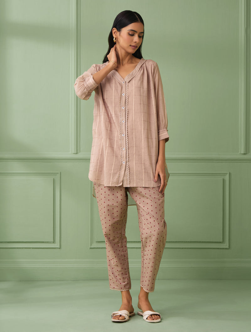 Rose Shirt with Pants (Set of 3)