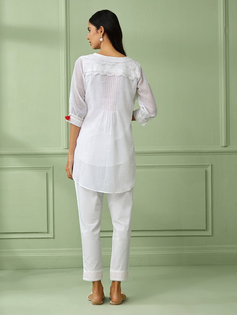 Breezy Cotton Shirt with Slip (set of 2)