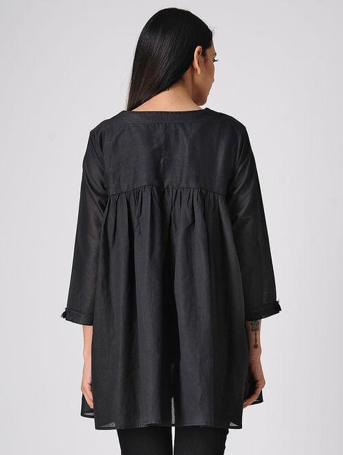 Black gather top - Sonal Kabra