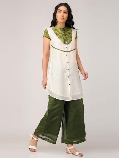 Shibori kurta Kurta Sonal Kabra Sonal Kabra Buy Shop online premium luxury fashion clothing natural fabrics sustainable organic hand made handcrafted artisans craftsmen